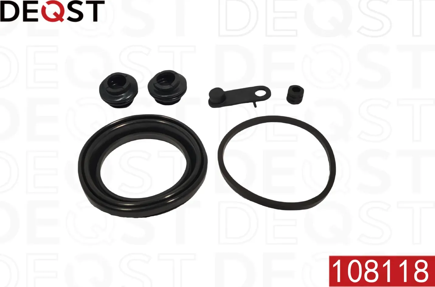 Ремкомплект тормозного суппорта переднего (для поршня O 57mm, суппорт Mobis). (Deqst). Артикул 108118