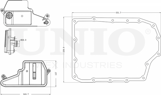 Фильтр АКПП (Unio). Артикул FLT-30018
