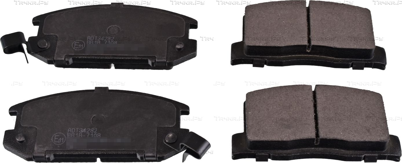 Тормозные колодки Blue Print задние для Toyota MR2 II (W20) 1989-2000. Артикул ADT34282