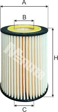 Масляный фильтр MFilter. Артикул TE 601