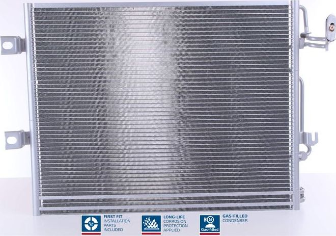 Радиатор кондиционера (конденсатор) Nissens (алюминий). Артикул 94858