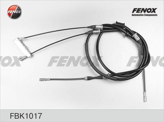 Трос ручника (тросик ручного тормоза) Fenox. Артикул FBK1017