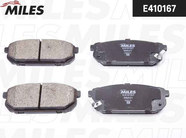 Тормозные колодки Miles (Low-Metallic). Артикул E410167