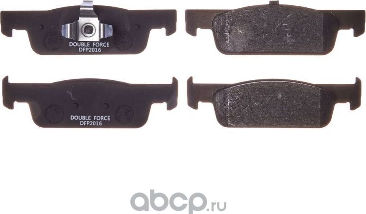 Колодки тормозные дисковые (Double Force) Double Force. Артикул DFP2016