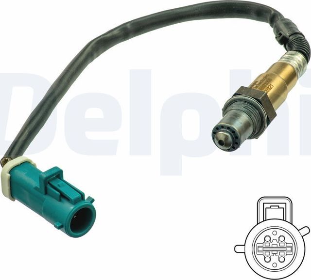 Лямбда-зонд (кислородный датчик) Delphi. Артикул ES21095-12B1