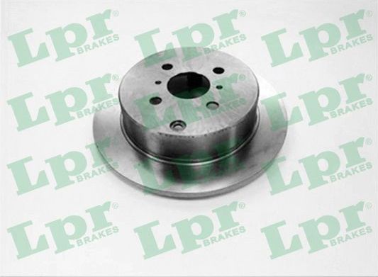 Тормозной диск LPR задний для Toyota Corolla E120, E130 2002-2007. Артикул T2003P