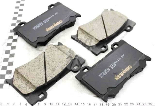 Тормозные колодки Nisshinbo передние для Infiniti QX70 2013-2017. Артикул NP2058