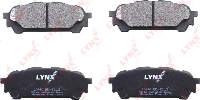 Тормозные колодки LYNXauto. Артикул BD-7113