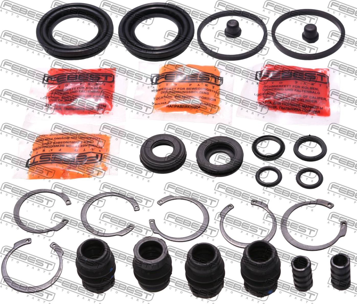 Ремкомплект тормозного суппорта Febest. Артикул 0275-A33R