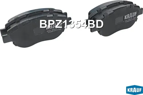 Колодки тормозные дисковые (Krauf). Артикул BPZ1354BD
