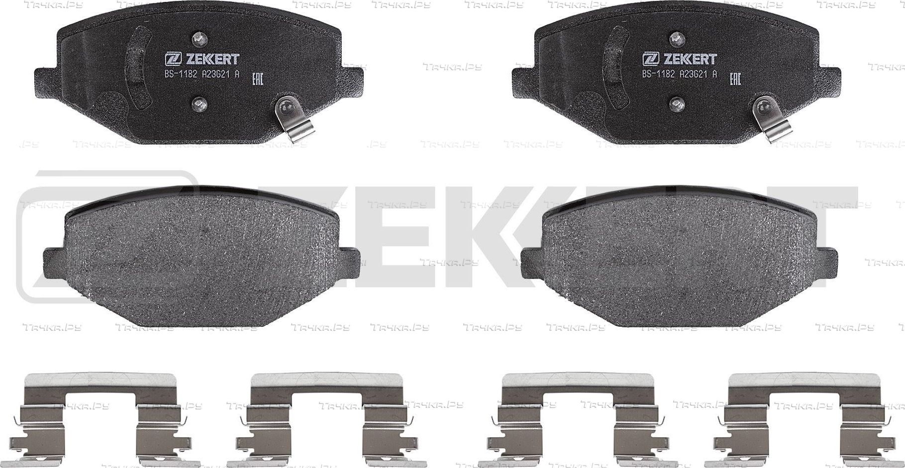 Тормозные колодки Zekkert. Артикул BS-1182