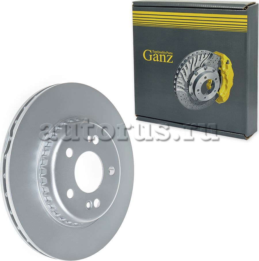 Диск тормозной задний с покрытием (Ganz). Артикул GIJ06251