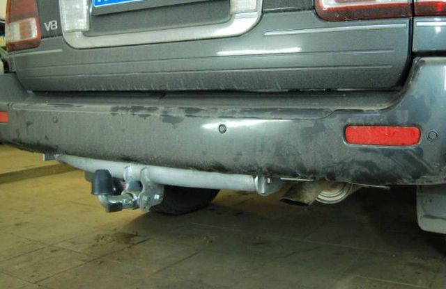 Фаркоп Galia оцинкованный для Toyota Land Cruiser 100 1998-2007. Быстросъемный крюк. Артикул T050C