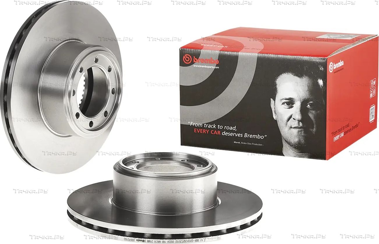 Тормозной диск Brembo PRIME LINE задний для IVECO Daily V 2011-2014. Артикул 09.9761.60