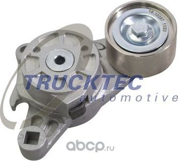 Натяжной ролик (натяжитель) приводного клинового зубчатого ремня (в сборе) Trucktec Automotive (Металл). Артикул 19.19.029