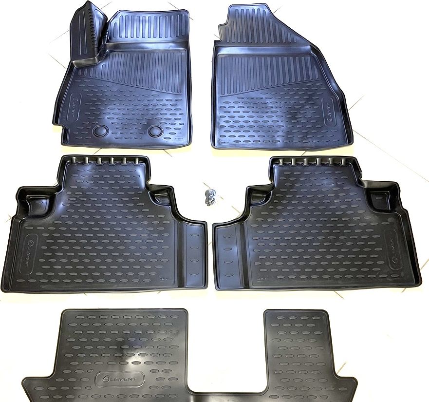 Коврики Element 3D для салона Jetour X70 Plus 2020-2026. Артикул ELEMENT3DA68797210k