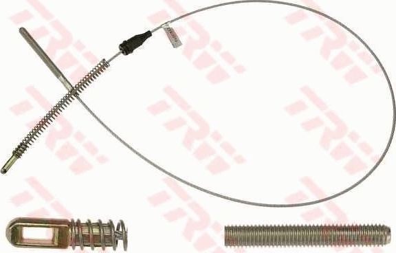Трос ручника (тросик ручного тормоза) TRW передний/задний правый для Opel Corsa A 1991-1993. Артикул GCH1261
