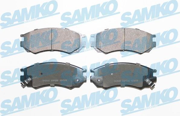 Тормозные колодки Samko для Nissan Almera N15 1996-2000. Артикул 5SP548