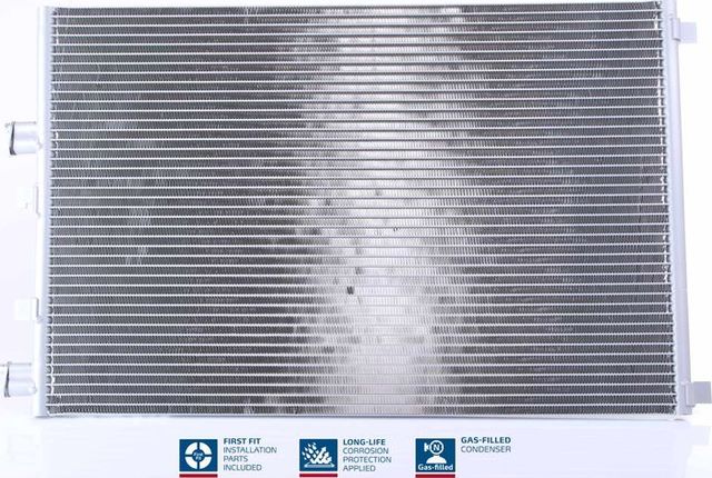 Радиатор кондиционера (конденсатор) Nissens (алюминий) для Renault Grand Scenic II 2004-2009. Артикул 940152