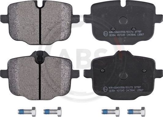 Тормозные колодки ABS задние для Rolls-Royce Cullinan 2018-2026. Артикул 37787