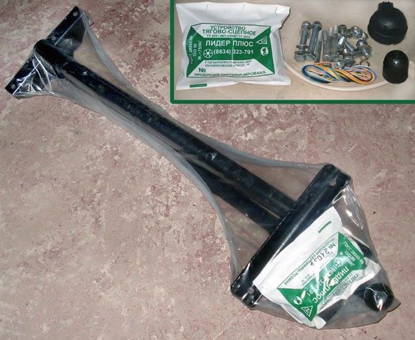 Фаркоп Лидер-Плюс для ВАЗ 2107 (разборное) 1982-2014. Артикул VAZ-11H