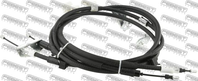 Трос ручника (тросик ручного тормоза) Febest. Артикул 21100-FOCIII