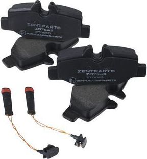 Тормозные колодки Zentparts. Артикул Z07549