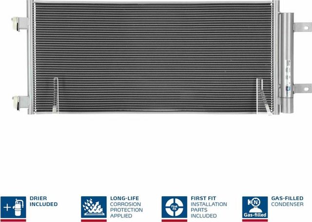 Радиатор кондиционера (конденсатор) Nissens (алюминий) для Opel Astra K 2015-2026. Артикул 940734