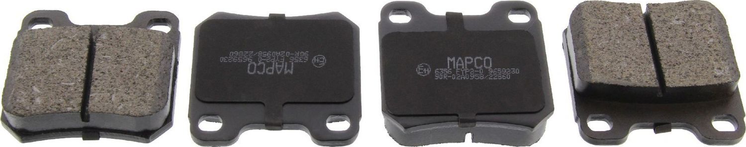 Тормозные колодки MAPCO. Артикул 6356