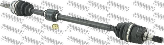 Полуось (привод в сборе, приводной вал) Febest передняя правая для Kia Rio III 2011-2017. Артикул 1214-SOLRH