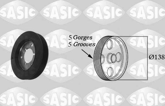 Шкив коленвала Sasic. Артикул 2150009