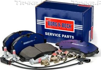 Тормозные колодки Borg & Beck передние для Ford Transit Custom I 2012-2026. Артикул BBP2414