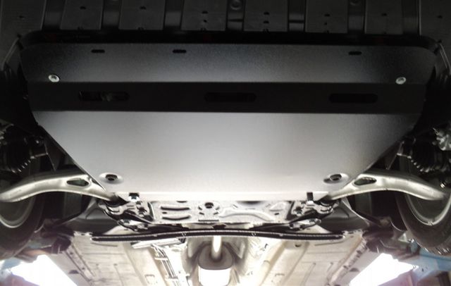 Защита алюминиевая АВС-Дизайн для картера и КПП Ford Focus III седан, хэтчбек, универсал 2011-2019. Артикул 08.06ABC
