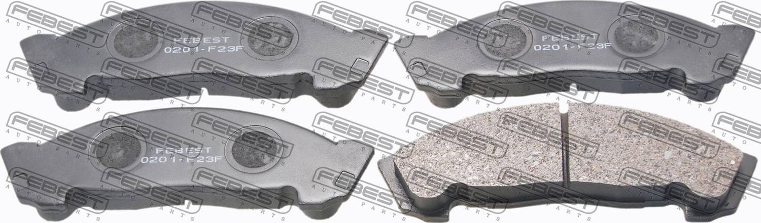 Тормозные колодки Febest. Артикул 0201-F23F