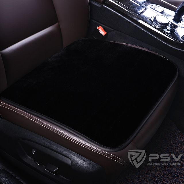 Накидка задняя PSV искусственный мех Mutton Back 135х50 (Черный). Артикул 133632