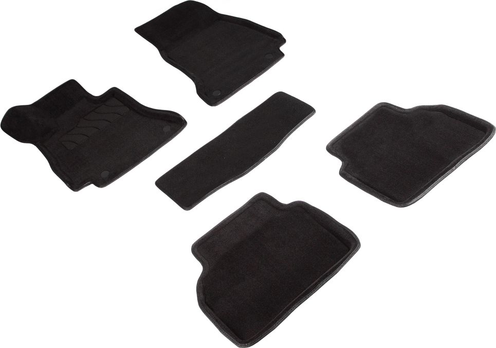 Коврики 3D Seintex для салона Mercedes-Benz CLS-Класс C257 2018-2026 ЧЕРНЫЕ. Артикул 95048