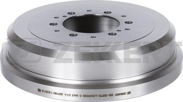 Тормозной барабан Zekkert задний для Toyota 4Runner I 1987-1989. Артикул BS-5579