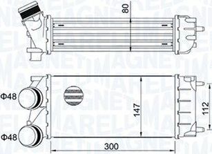 Интеркулер Magneti Marelli. Артикул 351319204920