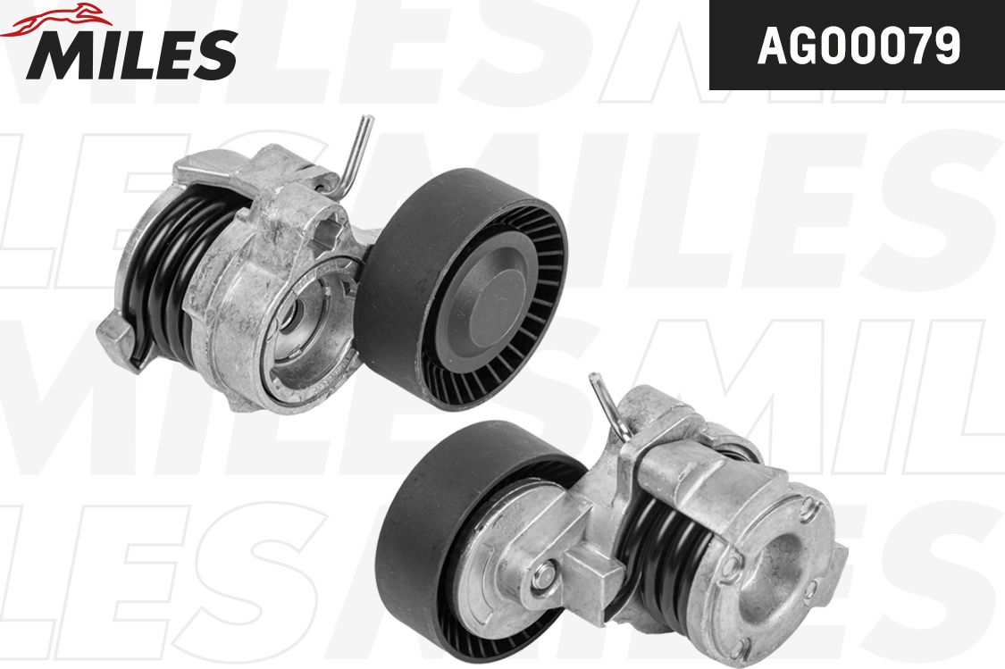 Натяжной ролик (натяжитель) приводного ремня Miles. Артикул AG00079