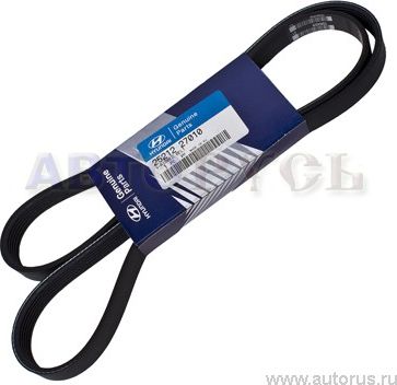 Приводной ремень поликлиновой Hyundai / KIA. Артикул 2521227010