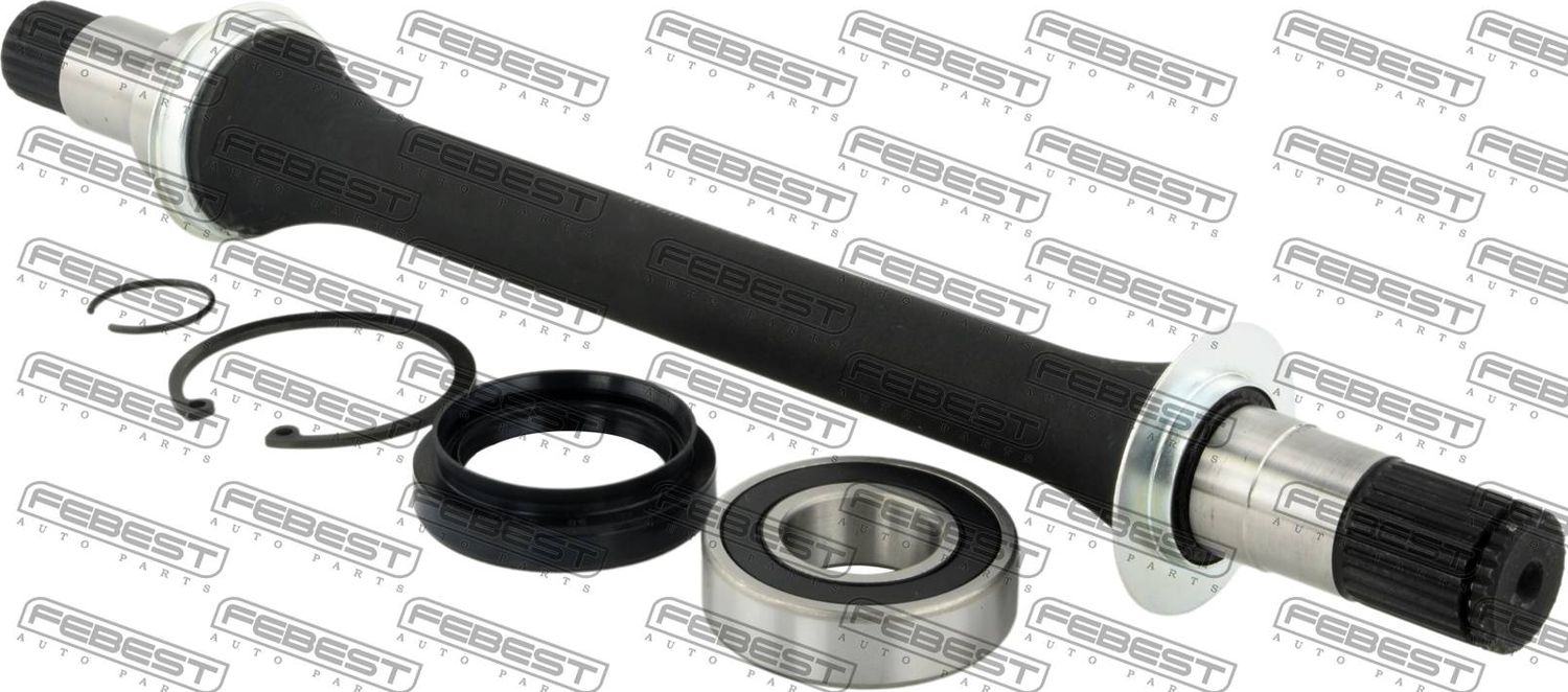 Полуось (привод в сборе, приводной вал) Febest. Артикул 0712-AZG412