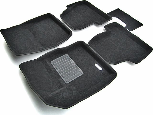 Коврики текстильные Euromat 3D Business для салона Ford Focus III седан, хэтчбек, универсал 2011-2014. Артикул EMC3D-002207