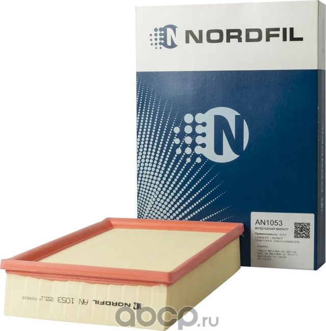 Фильтр воздушный Audi 80 100 200 VW Golf II Passat (Nordfil). Артикул AN1053