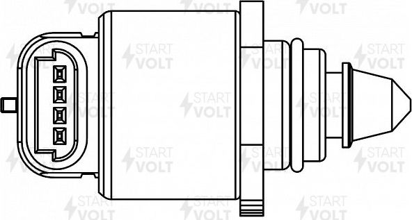 Датчик (клапан, регулятор) холостого хода StartVOLT. Артикул VSM 0501