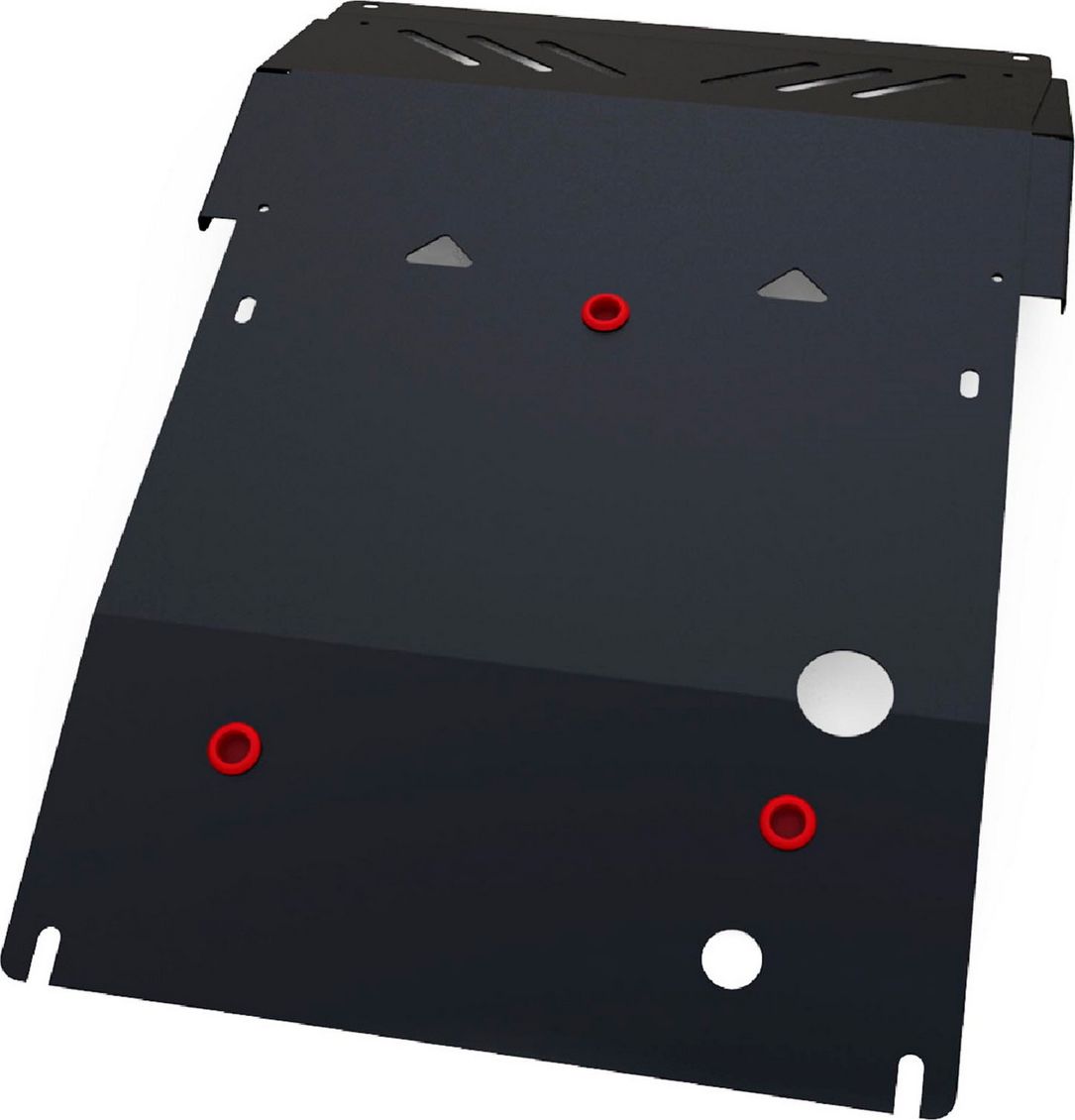 Защита АвтоБРОНЯ для радиатора и картера ТагАЗ Tager 2008-2014. Артикул 111.06101.3