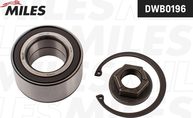 Ступичный подшипник (комплект) Miles передний передний для Ford Fiesta V 2001-2010. Артикул DWB0196