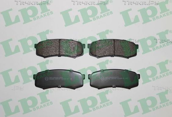 Тормозные колодки LPR для Toyota Sequoia I 2004-2007. Артикул 05P749
