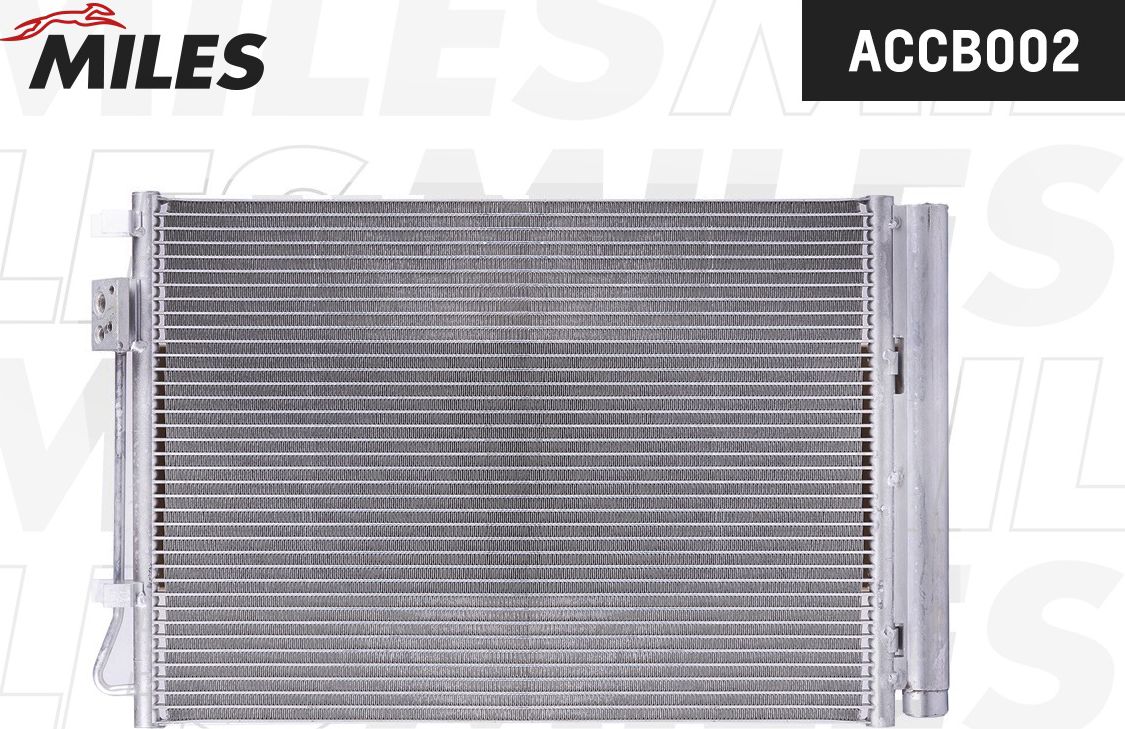 Радиатор кондиционера (конденсатор) Miles (алюминий). Артикул ACCB002