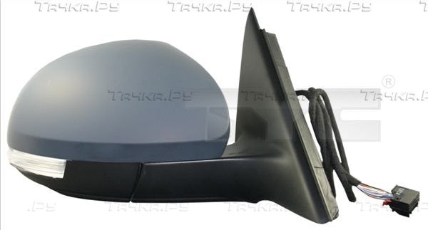 Зеркало боковое TYC левое для Skoda Yeti I 2009-2012. Артикул 332-0050