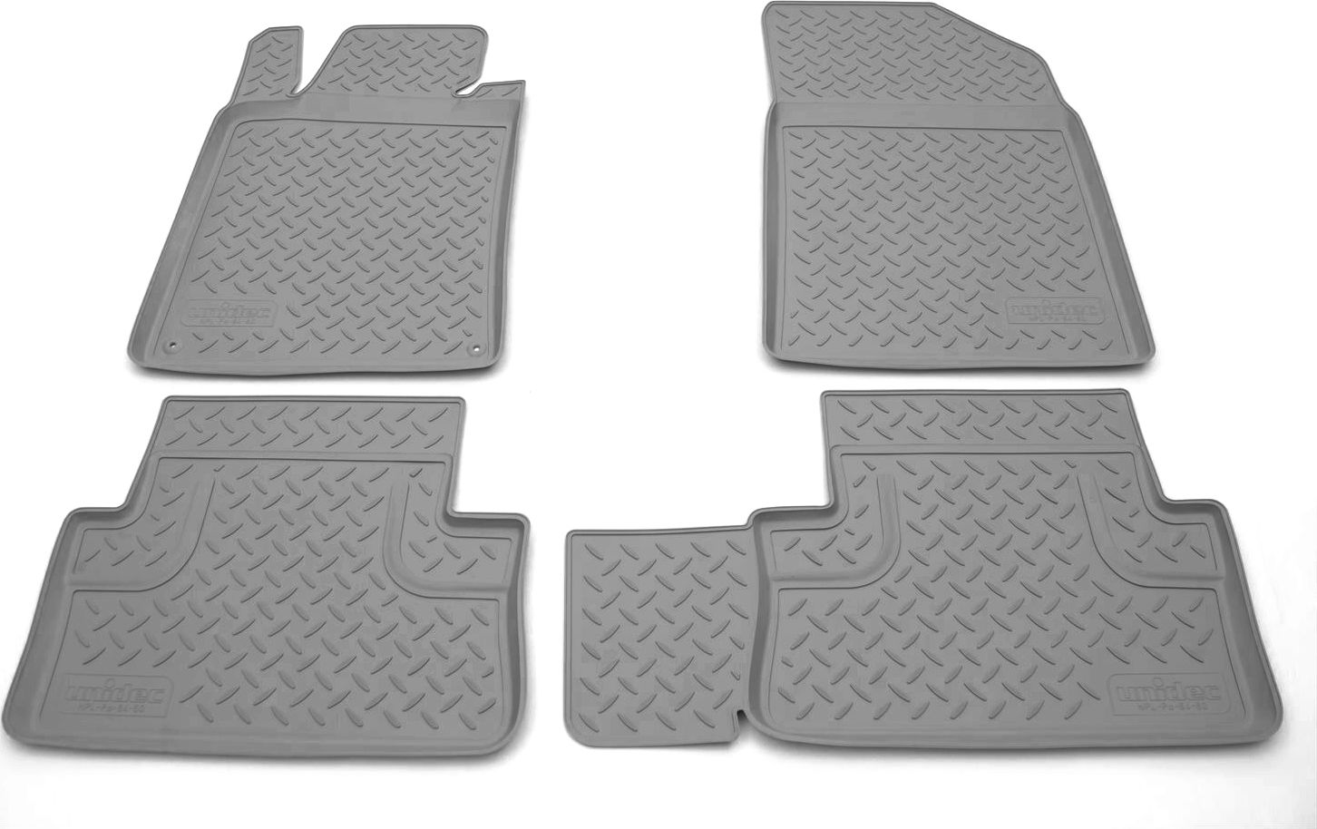 Коврики Норпласт для салона Peugeot 508 2011-2018 СЕРЫЕ. Артикул NPL-Po-64-60-G